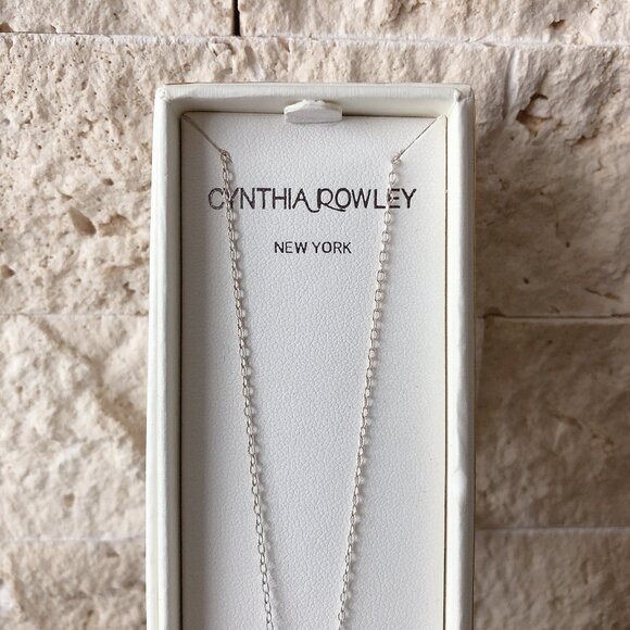 Cynthia Rowley Necklace Sterling silver evil eye Neckalce NEW in BOX! - Picture 6 of 6